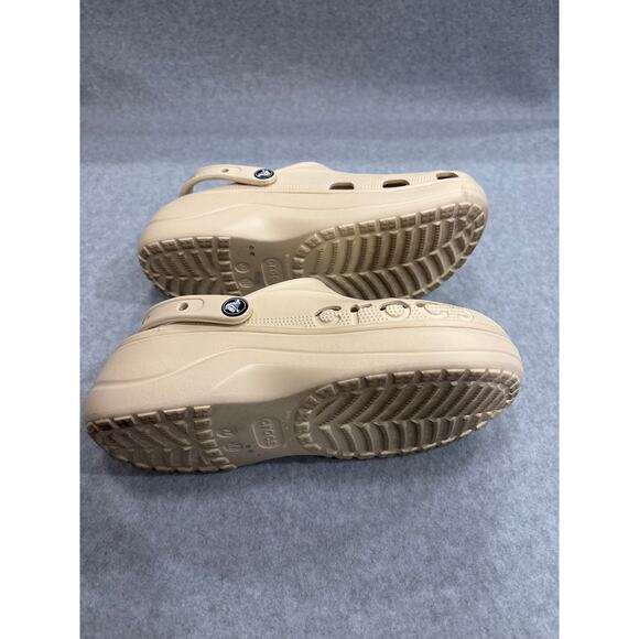 Crocs Baya Women's Size 10 Cream Lightweight Waterproof Slides Sandals Clogs - Picture 5 of 9